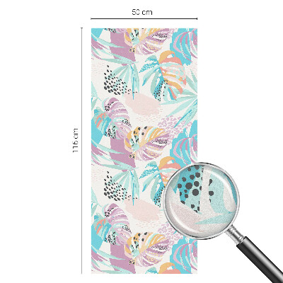 Film occultant pour fenêtre jungle abstraite