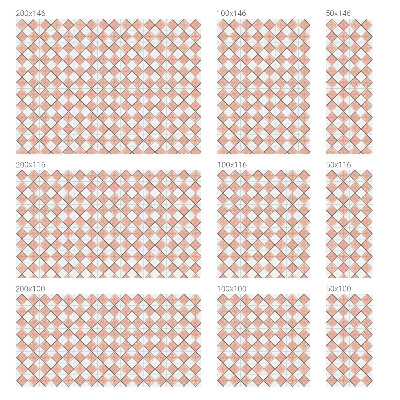 Film occultant pour fenêtre Losanges géométriques