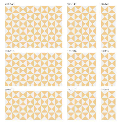 Vitrail autocollant pour fenêtre Triangles géométriques