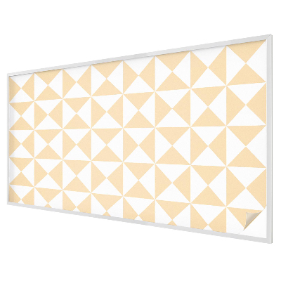 Vitrail autocollant pour fenêtre Triangles géométriques