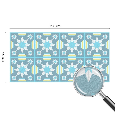 Film fenêtre décoratif occultant vitrail Motif en étoile