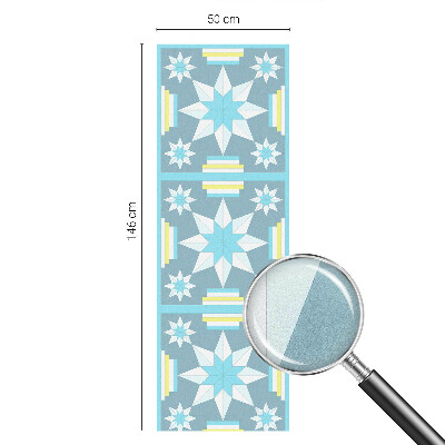 Film fenêtre décoratif occultant vitrail Motif en étoile