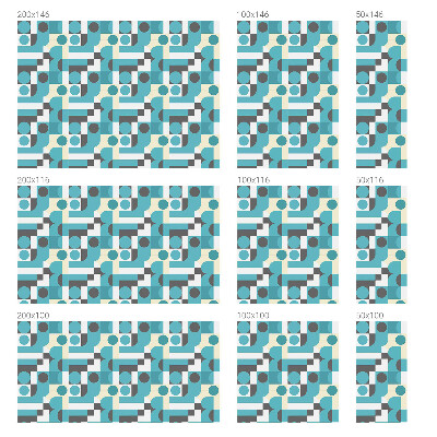 Autocollant pour vitrage Motifs géométriques