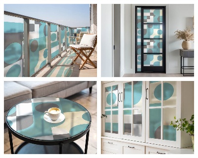 Autocollant pour vitrage Motifs géométriques