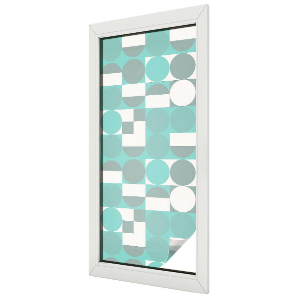 Film occultant pour fenêtre formes géométriques