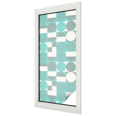 Film occultant pour fenêtre formes géométriques