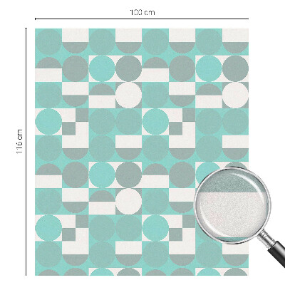 Film occultant pour fenêtre formes géométriques