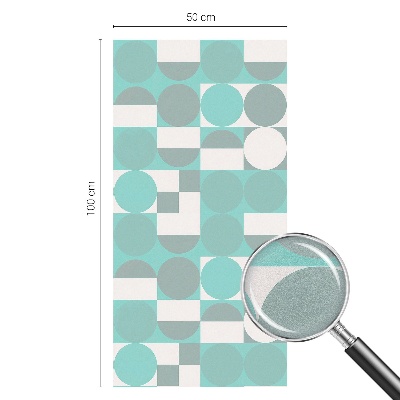 Film occultant pour fenêtre formes géométriques