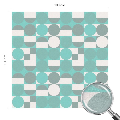 Film occultant pour fenêtre formes géométriques