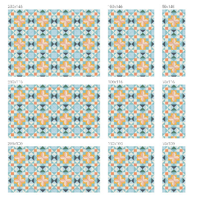 Film fenêtre décoratif occultant vitrail géométrie colorée