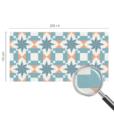 Vitrail autocollant pour fenêtre étoiles bleues