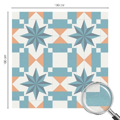 Vitrail autocollant pour fenêtre étoiles bleues