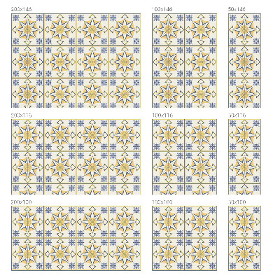 Vitrail autocollant pour fenêtre étoiles géométriques