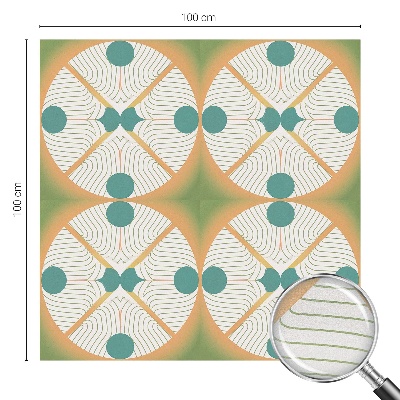 Autocollant pour vitrage Harmonie géométrique