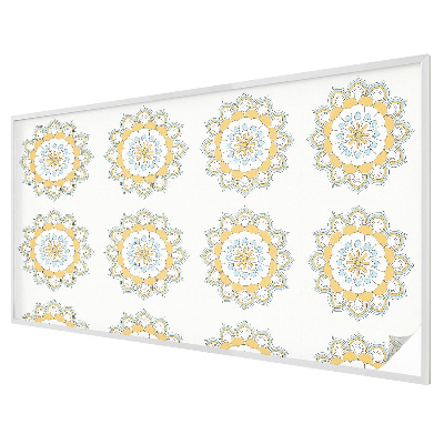 Autocollant pour vitrage mandalas colorés