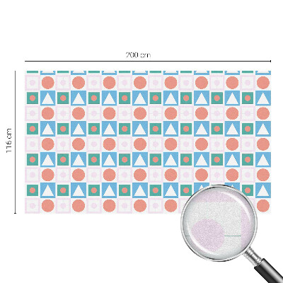 Film occultant fenêtre effet vitrail Motifs abstraits