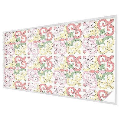 Film fenêtre décoratif occultant vitrail ornements floraux