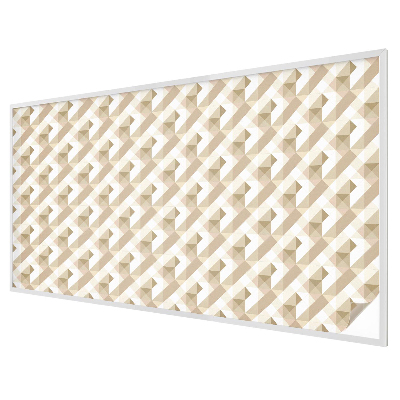 Film occultant fenêtre effet vitrail Motifs triangulaires