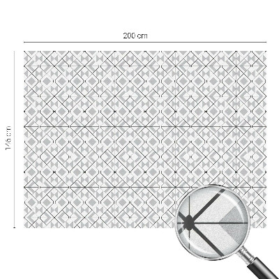 Film fenêtre décoratif occultant vitrail Motifs géométriques