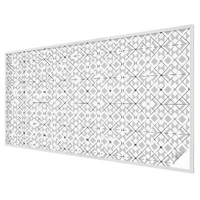 Film fenêtre décoratif occultant vitrail Motifs géométriques