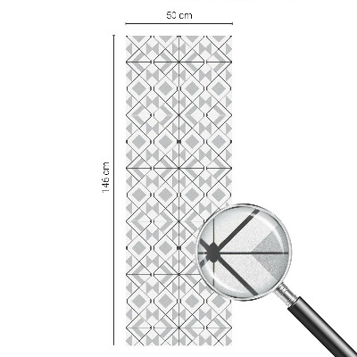 Film fenêtre décoratif occultant vitrail Motifs géométriques