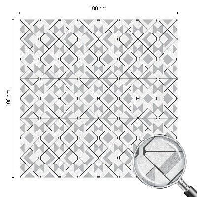 Film fenêtre décoratif occultant vitrail Motifs géométriques