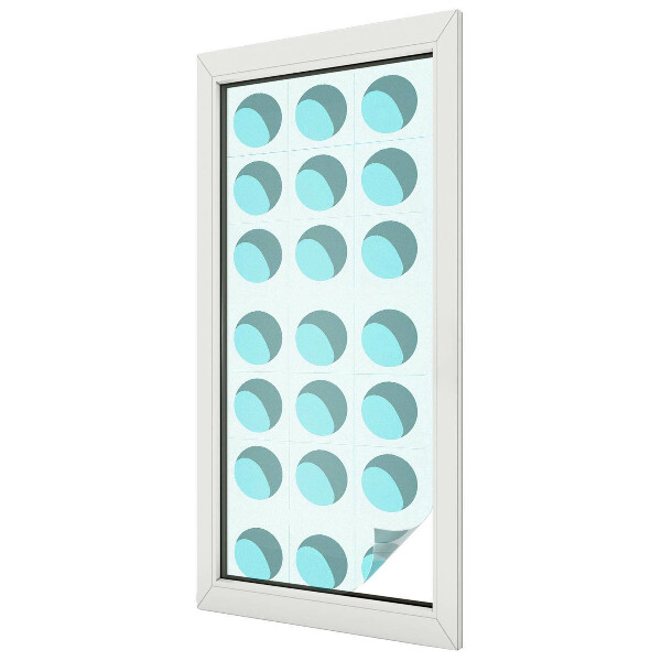 Vitrail autocollant pour fenêtre Roues modernes