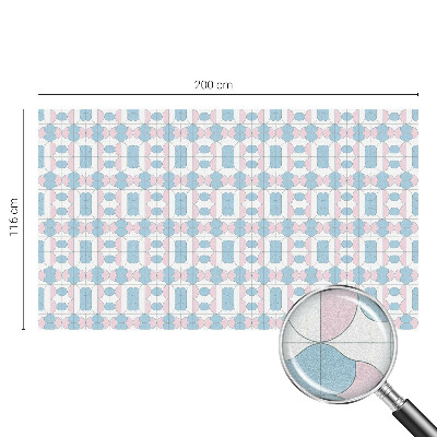 Film occultant fenêtre effet vitrail Motifs pastel
