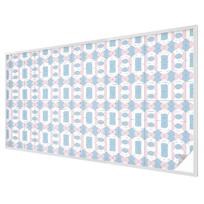 Film occultant fenêtre effet vitrail Motifs pastel