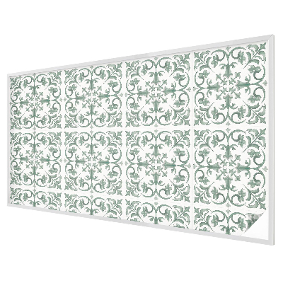 Autocollant pour vitrage ornements végétaux