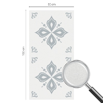 Autocollant pour vitrage symétrie géométrique