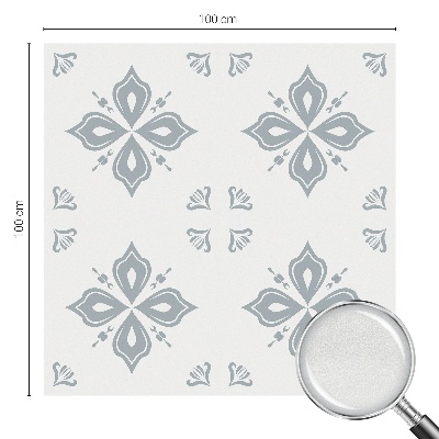 Autocollant pour vitrage symétrie géométrique