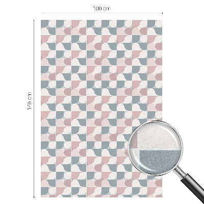 Film fenêtre décoratif occultant vitrail Motifs pastel