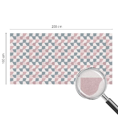 Film fenêtre décoratif occultant vitrail Motifs pastel