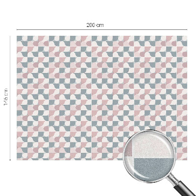 Film fenêtre décoratif occultant vitrail Motifs pastel