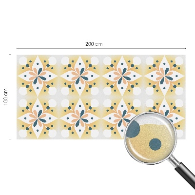 Film occultant pour fenêtre symétrie florale