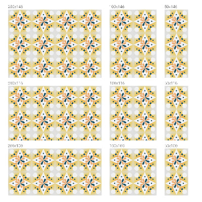 Film occultant pour fenêtre symétrie florale