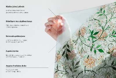 Film occultant pour fenêtre symétrie florale