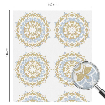 Autocollant pour vitrage Mandalas bohèmes