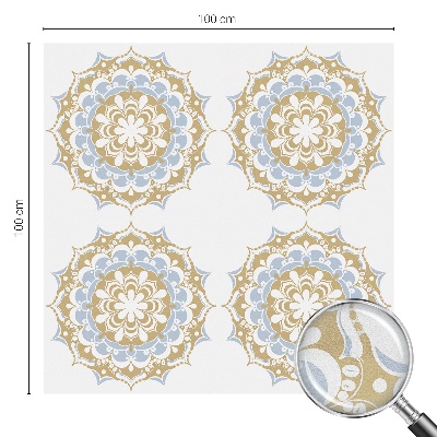 Autocollant pour vitrage Mandalas bohèmes