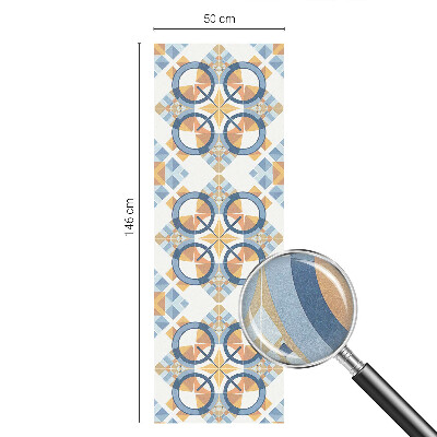 Vitrail autocollant pour fenêtre Motif géométrique