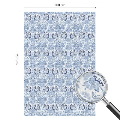 Autocollant pour vitrage oiseau floral