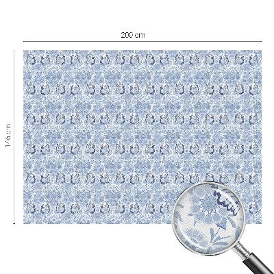 Autocollant pour vitrage oiseau floral