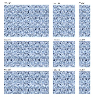 Autocollant pour vitrage oiseau floral