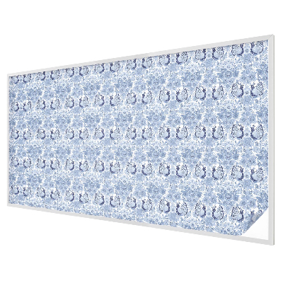 Autocollant pour vitrage oiseau floral