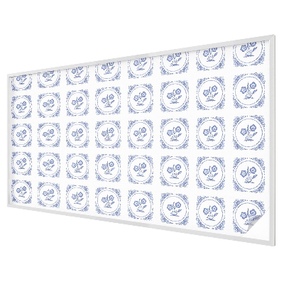 Vitrail autocollant pour fenêtre Fleurs délicates