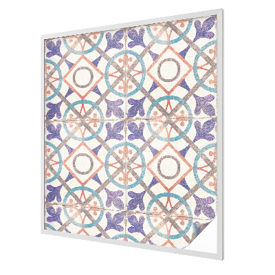 Film occultant pour fenêtre mosaïques colorées