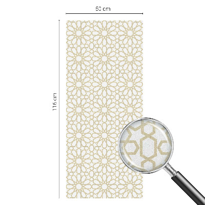 Film fenêtre décoratif occultant vitrail Motifs géométriques