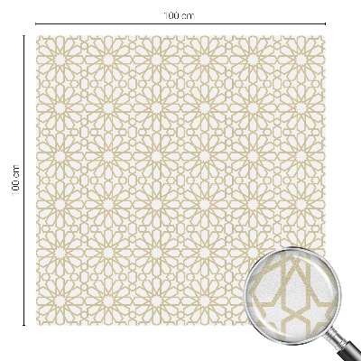 Film fenêtre décoratif occultant vitrail Motifs géométriques