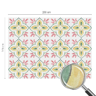 Film occultant pour fenêtre ornement floral